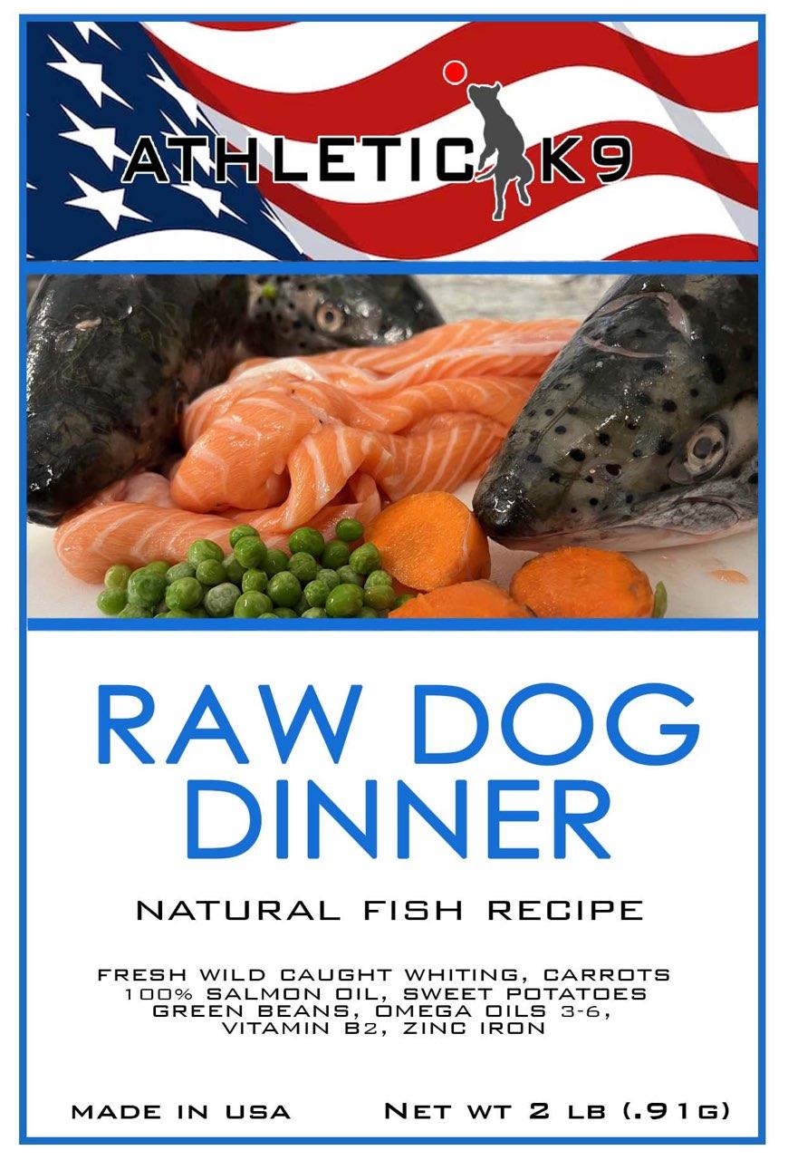 NEW Surf & Turf Fresh Organic Canine Raw Food (10) 2lbs resealable pouches. 20lbs Box
