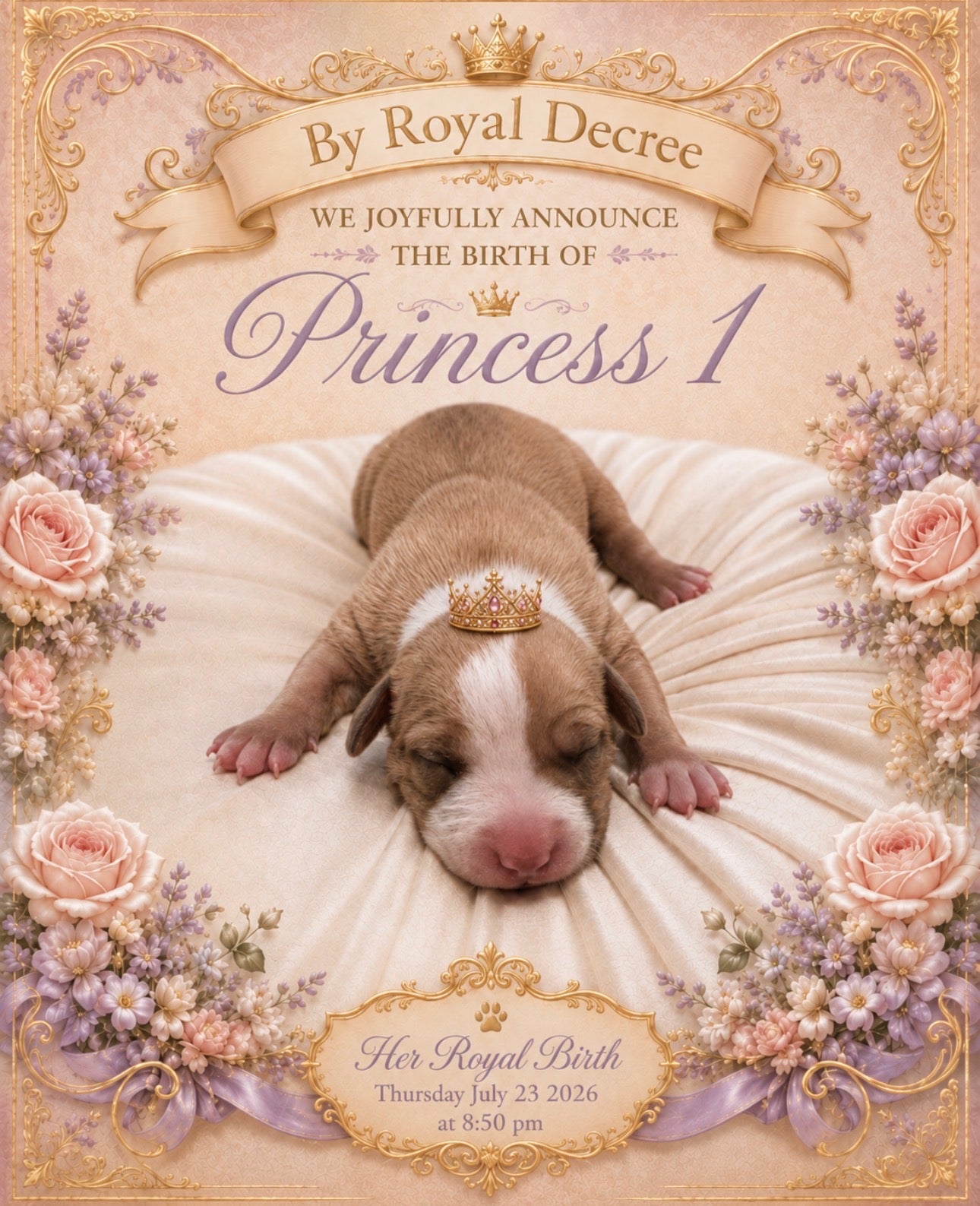 Ferd The Bull PR ⚔ PR Isabella aka Izzy * 1st pick Female * DOB: 7/24/26 * AVAILABLE