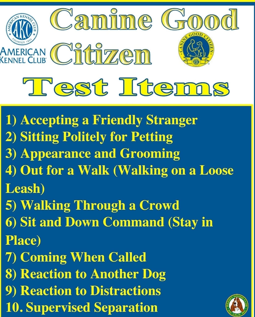 Tier 1 -  Klosowski's AKC- CGC (Canine Good Citizen) Package