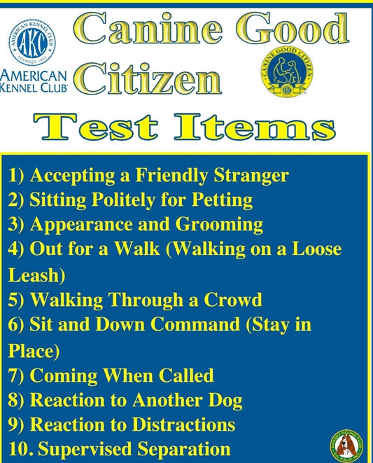 Tier 1 - Klosowski's AKC- CGC (Canine Good Citizen) Package