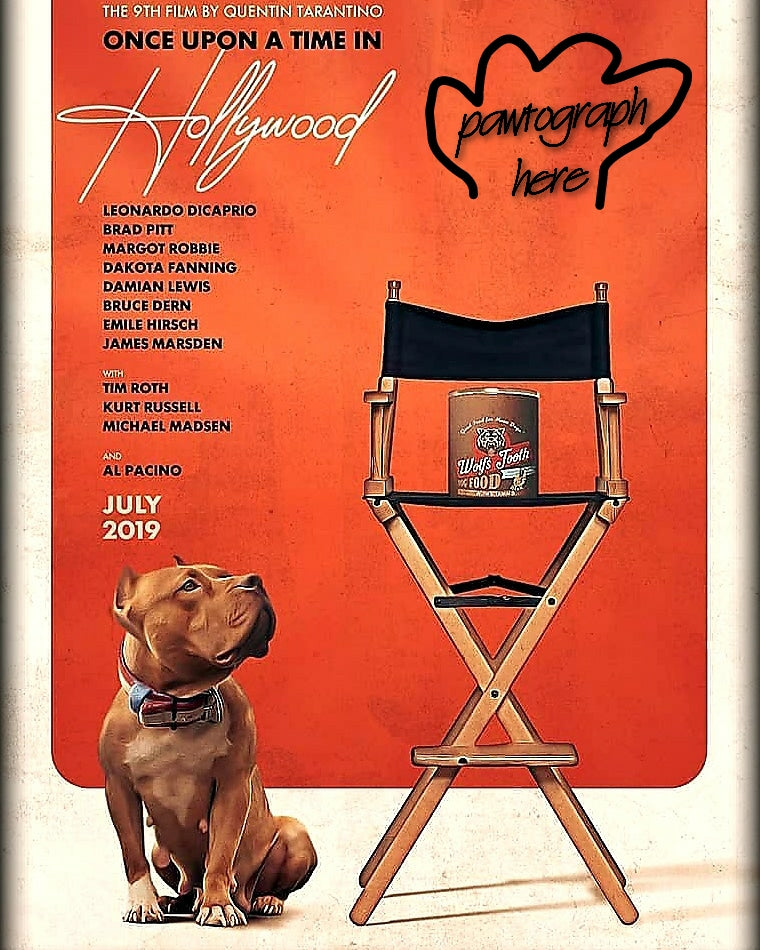 Brandy directors chair Pawtographed Picture by Sayuri. Official-authentic. LIMITED